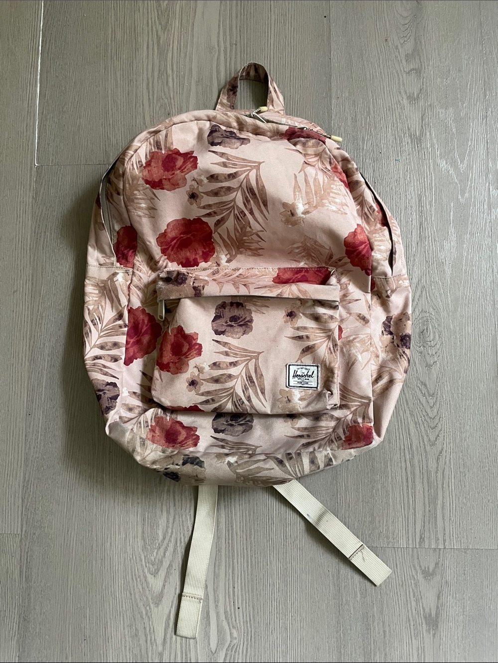 Herschel floral print backpack